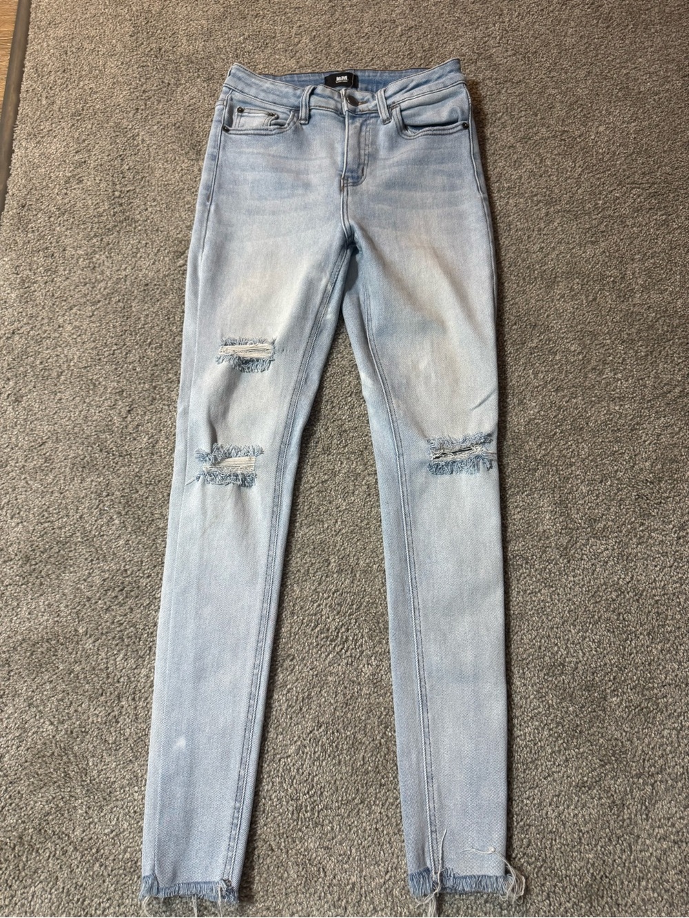 Black Label Light Blue Distressed Skinny Jeans